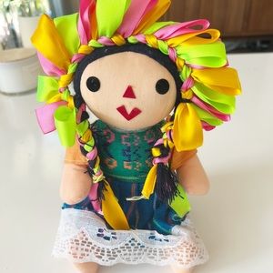 Authentic Handmade Mexican Doll Muneca Artesanal de Queretaro Mexico